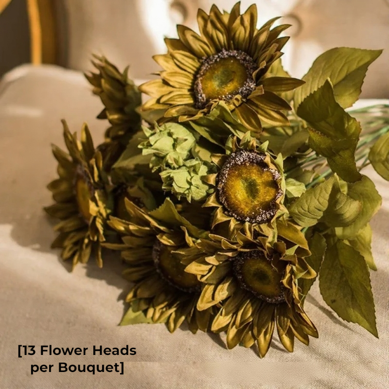 Ramo de girasoles de estilo pictórico – 20"