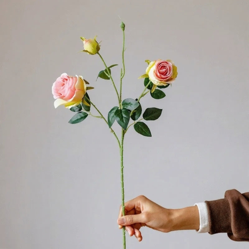 Tallo de rosa jardín vintage – 25"
