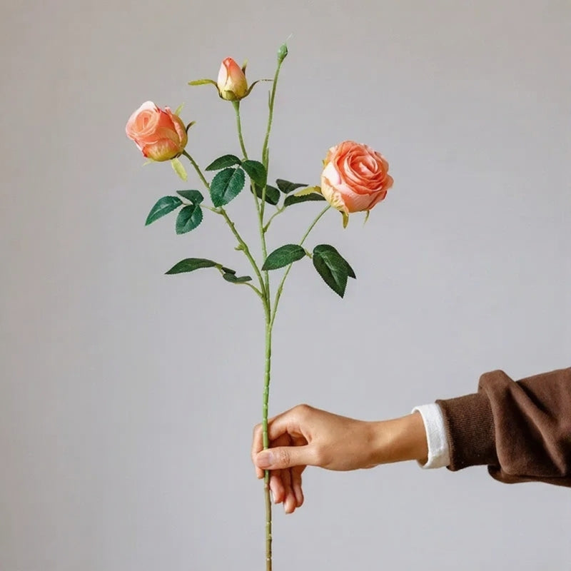 Tallo de rosa jardín vintage – 25"