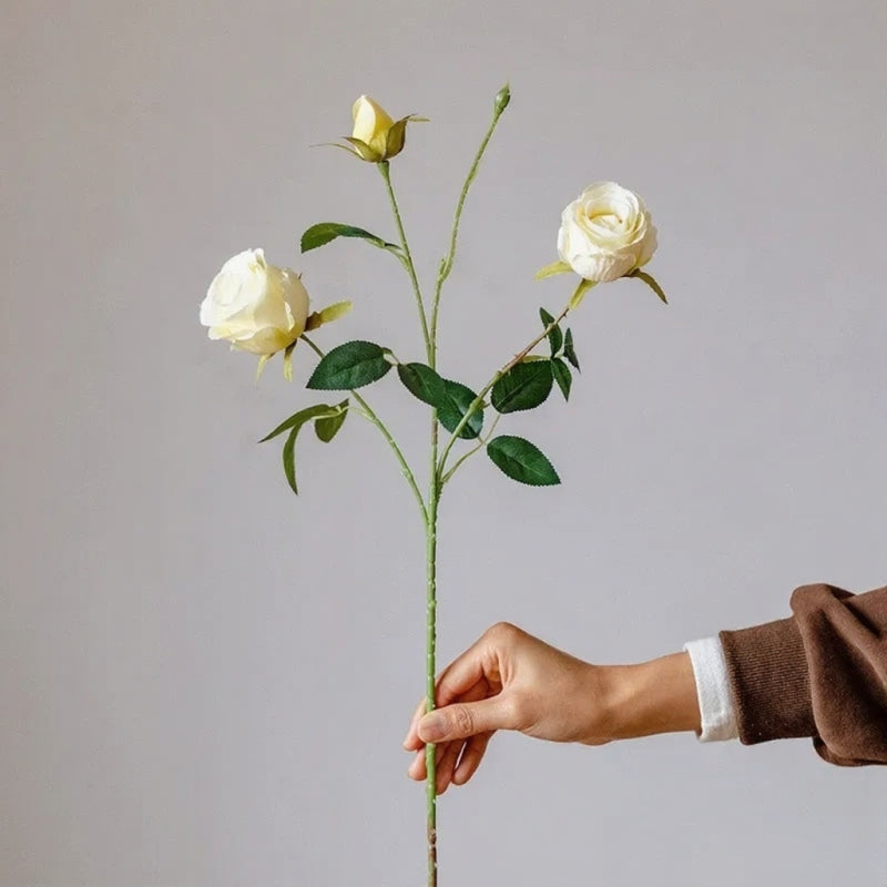 Tallo de rosa jardín vintage – 25"