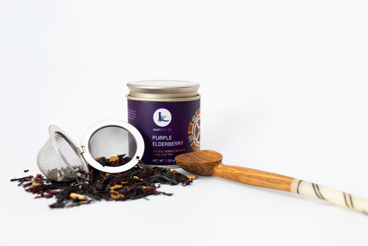 Caja de degustación de 5 latas de té morado keniano