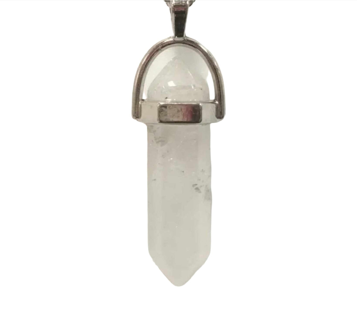 Collar de punto de bala de cuarzo