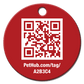 PetHub QR Pet ID Tag – Classic Aluminum