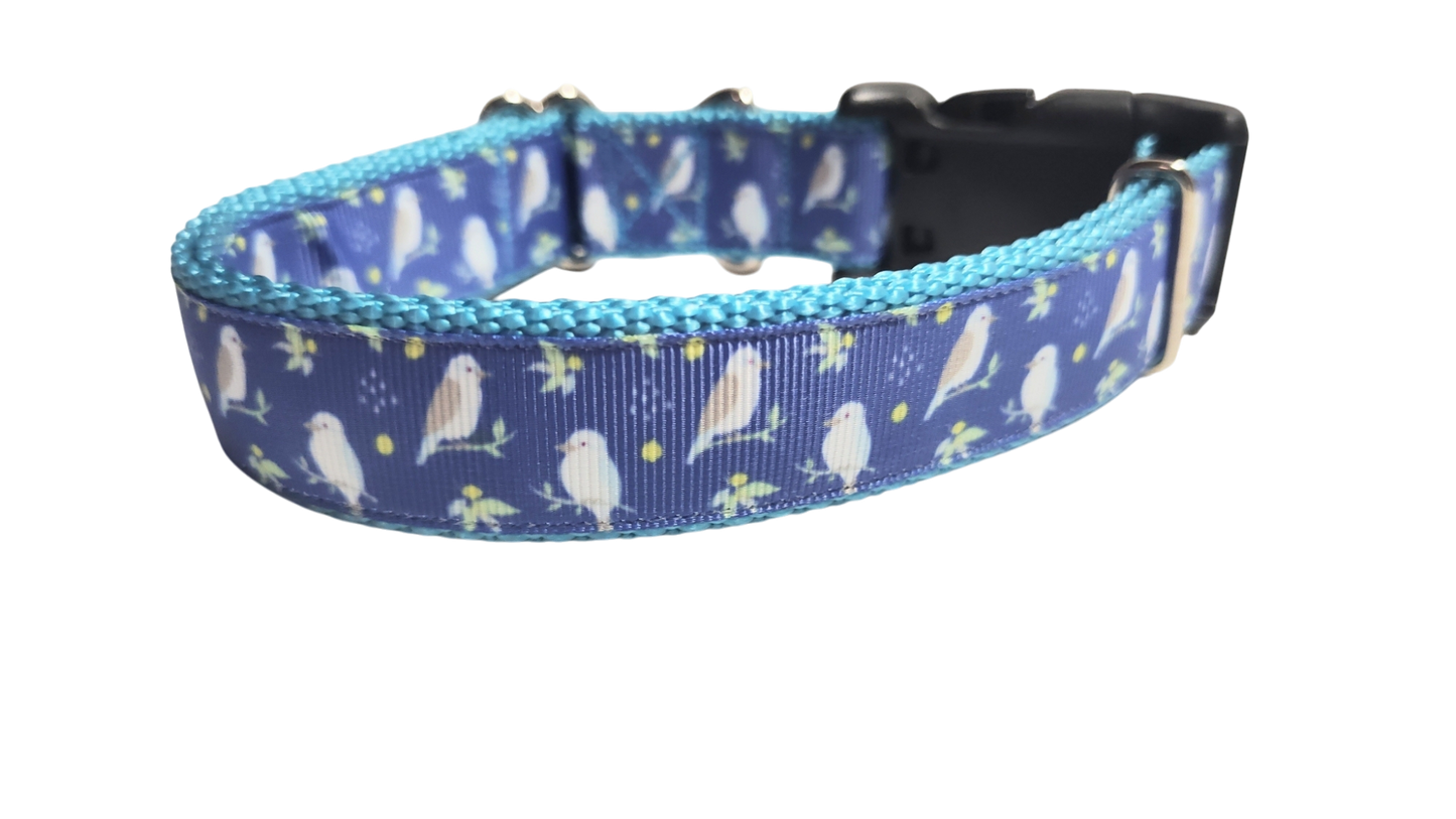 Kookaburra Bird Nylon Dog Collar