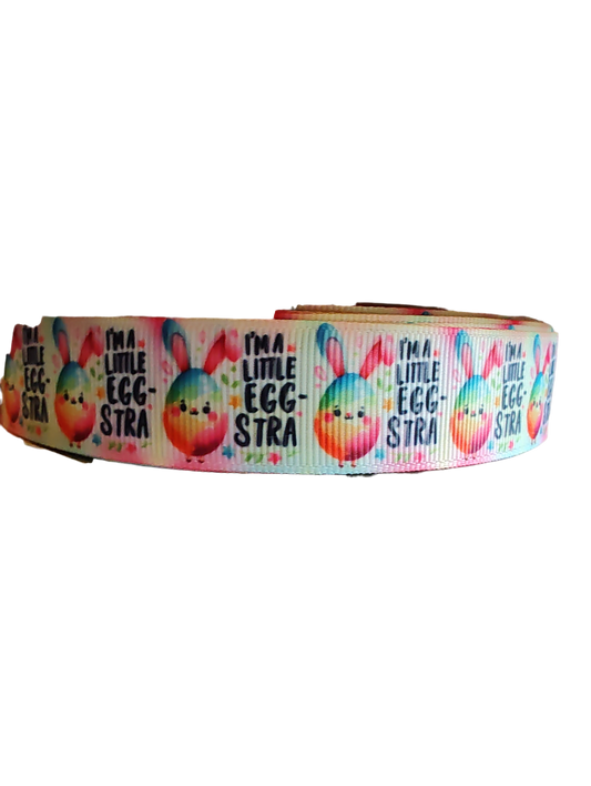 Eggstra Easter Nylon Dog Collar