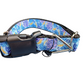 Pink and Blue Roses Nylon Dog Collar