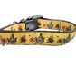 Bees and Gnomes Nylon Dog Collar