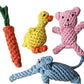 Assorted Eco Dog Toy ( 4 Asstorted toys)