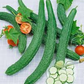 60 Seeds Asian Suyo Long Cucumber - Heirloom Non-GMO - High Yield China Long Hybrid - Sweet & Crisp - Great for Greenhouses, Gardens