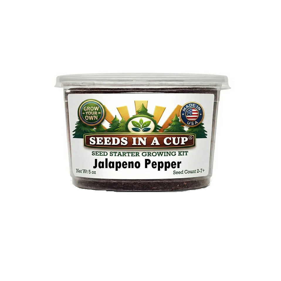 Jalapeño Pepper Grow Kit | Grow Jalapeños from Seed | Seeds In A Cup®