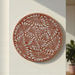 Juego de 4 platos de pared de Talavera en marrón y blanco | Platos decorativos de 11,5"