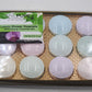 12 Aromatherapy Shower Steamers - NEWEST - Most Popular scents - 100% Essential Oil Blends - individually wrapped 1.6 oz each