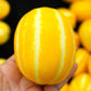 50 EARLY SILVER LINE MELON Cucumis Melo Yellow Striped Skin White Flesh Korean Fruit Seeds
