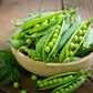 50 SUGAR ANN PEA Stringless Sweet Green Snap Pisum Sativum Vegetable Seeds