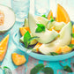 50 PIEL de SAPO MELON Santa Claus Christmas Melon Green Yellow Cucumis Melo Fruit Seeds