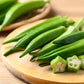 300 CLEMSON Spineless GREEN OKRA Abelmoscgus Esculentus Vegetable Seeds