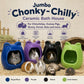 "Chonky Chilly" Ceramic Chinchilla Dust Bath Jumbo Size – Perfect for the Fun Sized pet