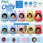 Ceramic Dust House  "Chilly House Original " by PNC - Large (Pink)