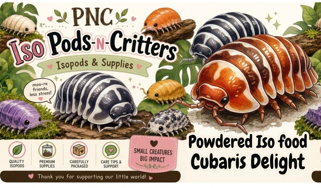 Dieta para isópodos e invertebrados "Cubaris Delight"
