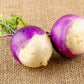3000 PURPLE Top WHITE Globe TURNIP Brassica Rapa Vegetable Seeds