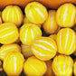 50 EARLY SILVER LINE MELON Cucumis Melo Yellow Striped Skin White Flesh Korean Fruit Seeds
