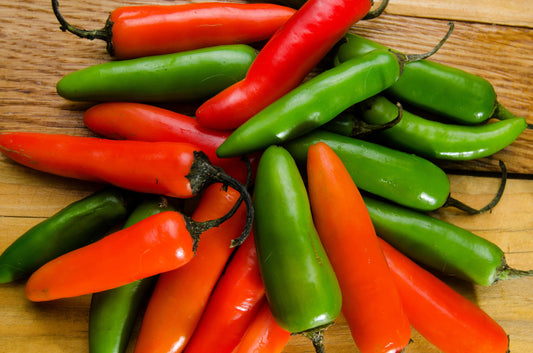 200 Hot SERRANO TAMPIQUENO PEPPER Mexican Chile Capsicum Annuum Vegetable Seeds