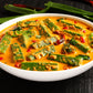 150 EMERALD GREEN Velvet OKRA Spineless Abelmoschus Esculentus Vegetable Seeds