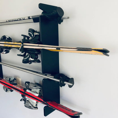 Wall-Mounted Ski Rack