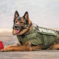 USA-K9 Dispensador con forma de granada, juguete resistente para masticar y dispensador de premios para perros – Verde militar