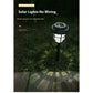 Solar LED Light for Garden with Modern Stripe Design for Outdoors