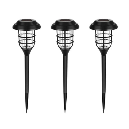 Solar LED Light for Garden with Modern Stripe Design for Outdoors