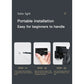 Solar Wall Lights for Outside with Waterproof & Motion Sensor