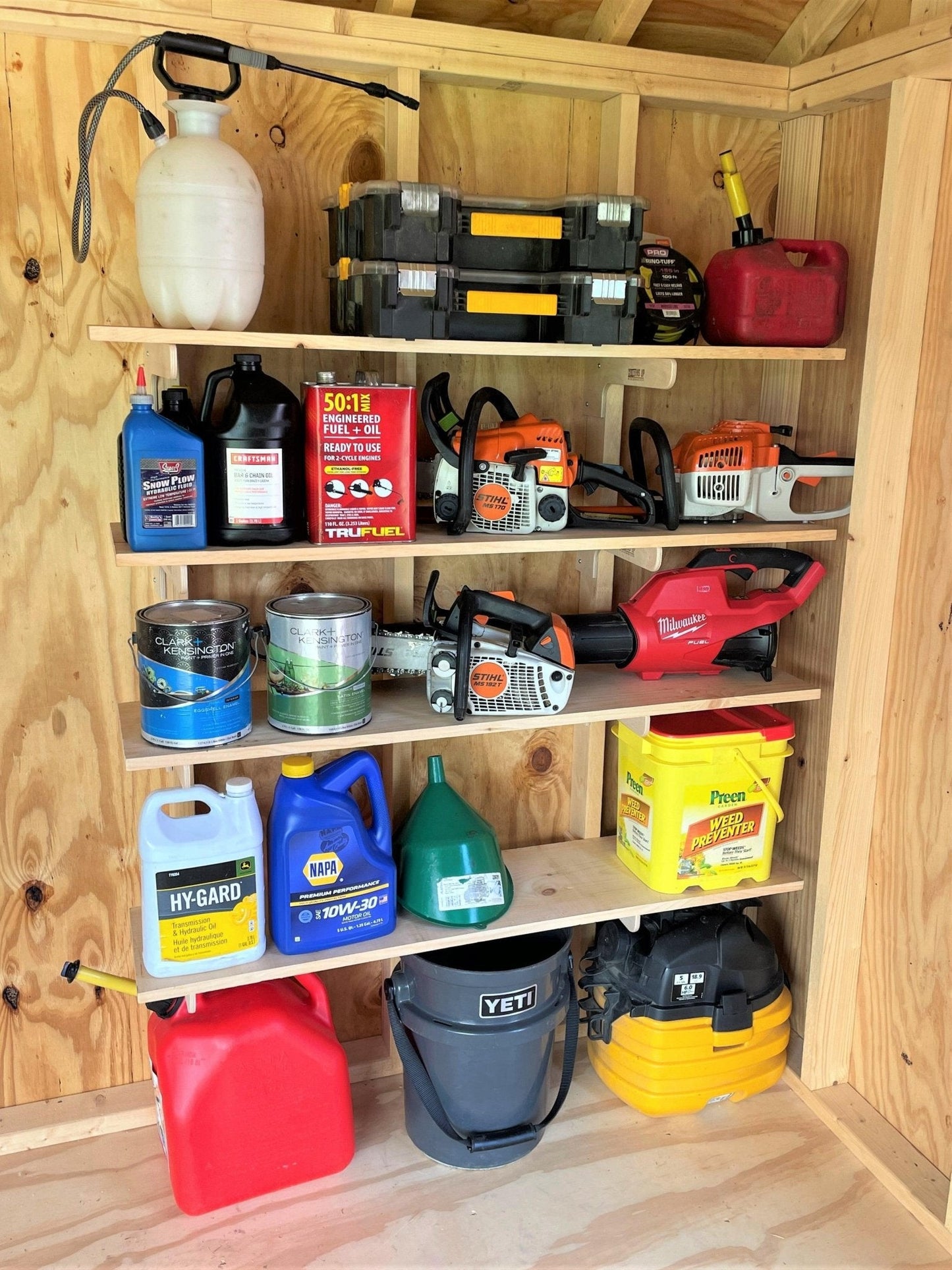 Shed Organization Starter Kit