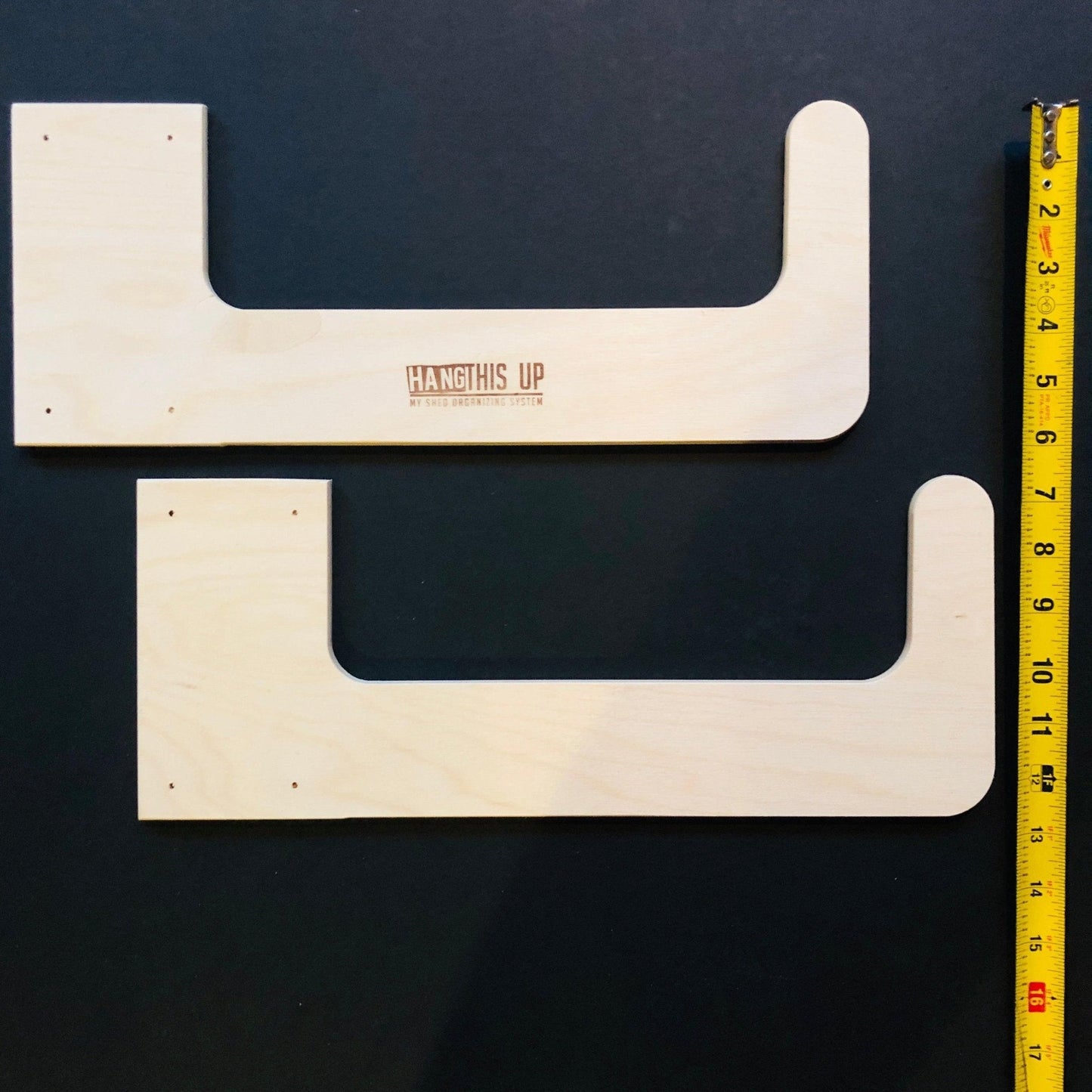 Stud Mounted Shed Storage Organizer Hooks