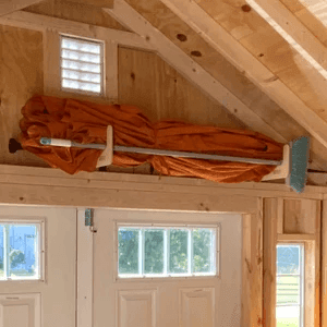 Stud Mounted Shed Storage Organizer Hooks