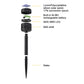 Stylish Solar Lawn Light for Garden Decoration and Lighting