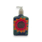 Sunflower Talavera Soap Pump | Handmade Ceramic Dispenser