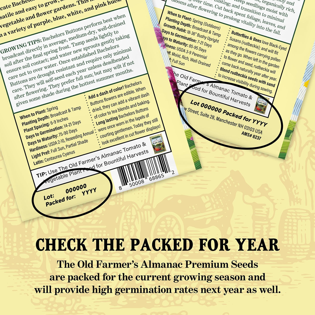 The Old Farmer's Almanac American Legion Corn Poppy Seeds