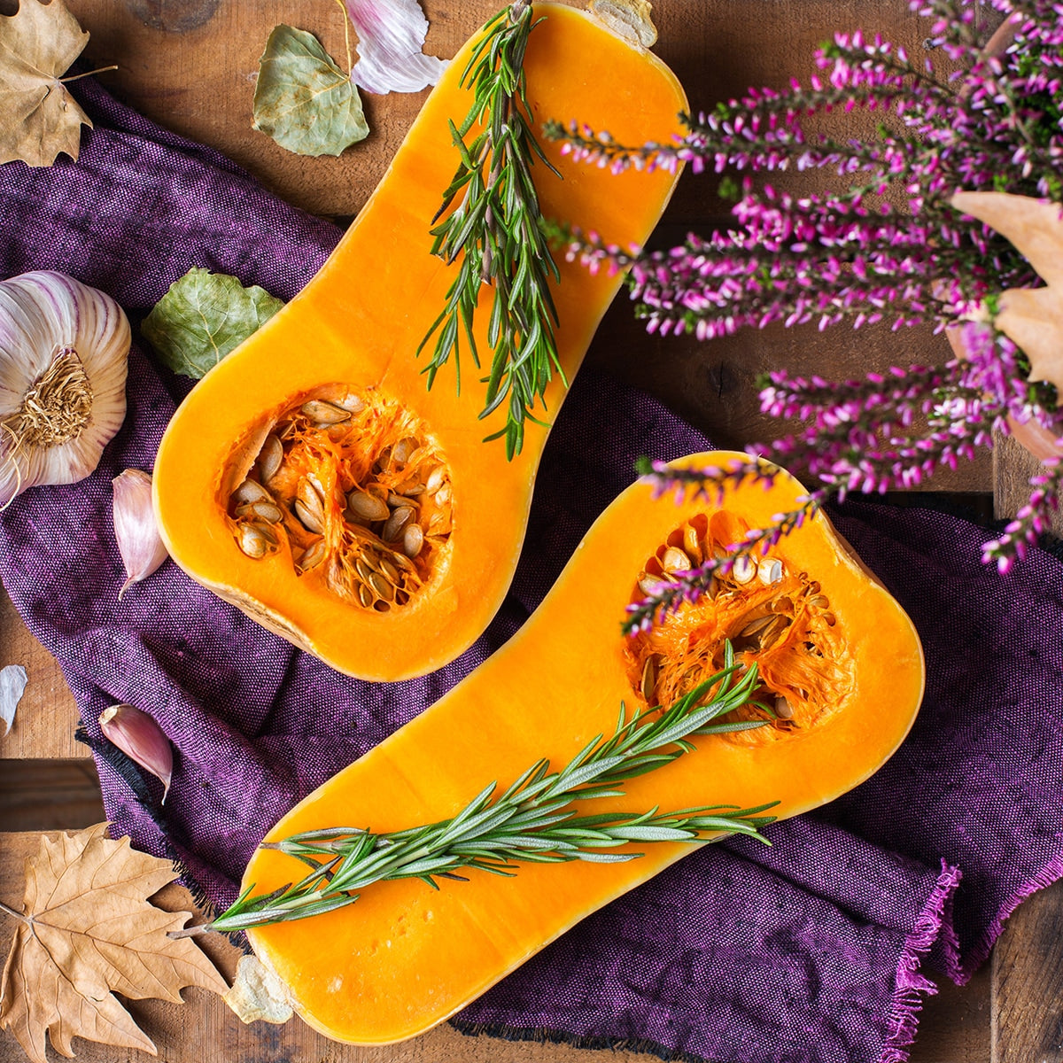 The Old Farmer's Almanac Heirloom Waltham Butternut Winter Squash Seeds