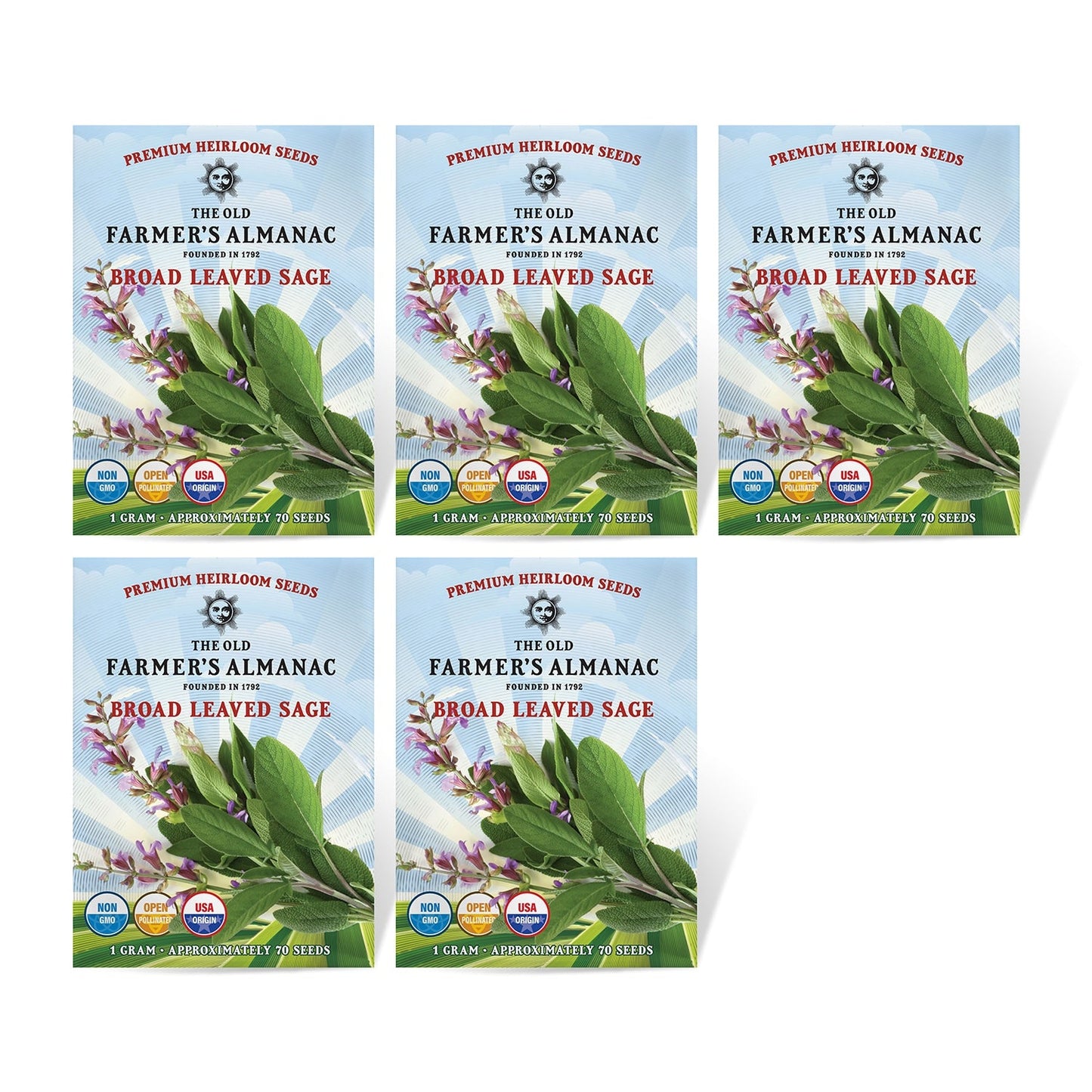 The Old Farmer's Almanac Heirloom Broad Leaved Sage Seeds