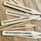 The Old Farmer's Almanac Wooden Garden Seed & Plant Markers - 40 Stakes - 8.0 x 0.875 Inches Each
