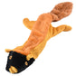 Jeffers Thinnies Unstuffed Plush Dog Toys, 21"L