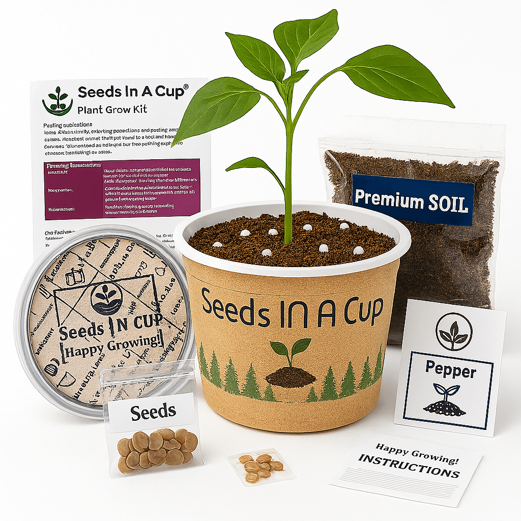 Pea Growing Kit - Vegetable Seed Starter Kit