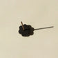 Flower Black Brass Incense Holder