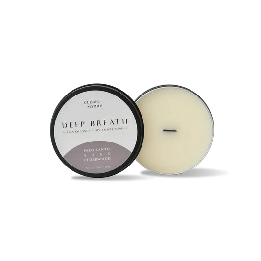 Travel Size Deep Breath Wellness Candle