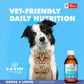 UBAVET Omega-3 Skin & Coat Health and Wellbeing Liquid for Dogs & Cats – 8 fl oz / 237 ml