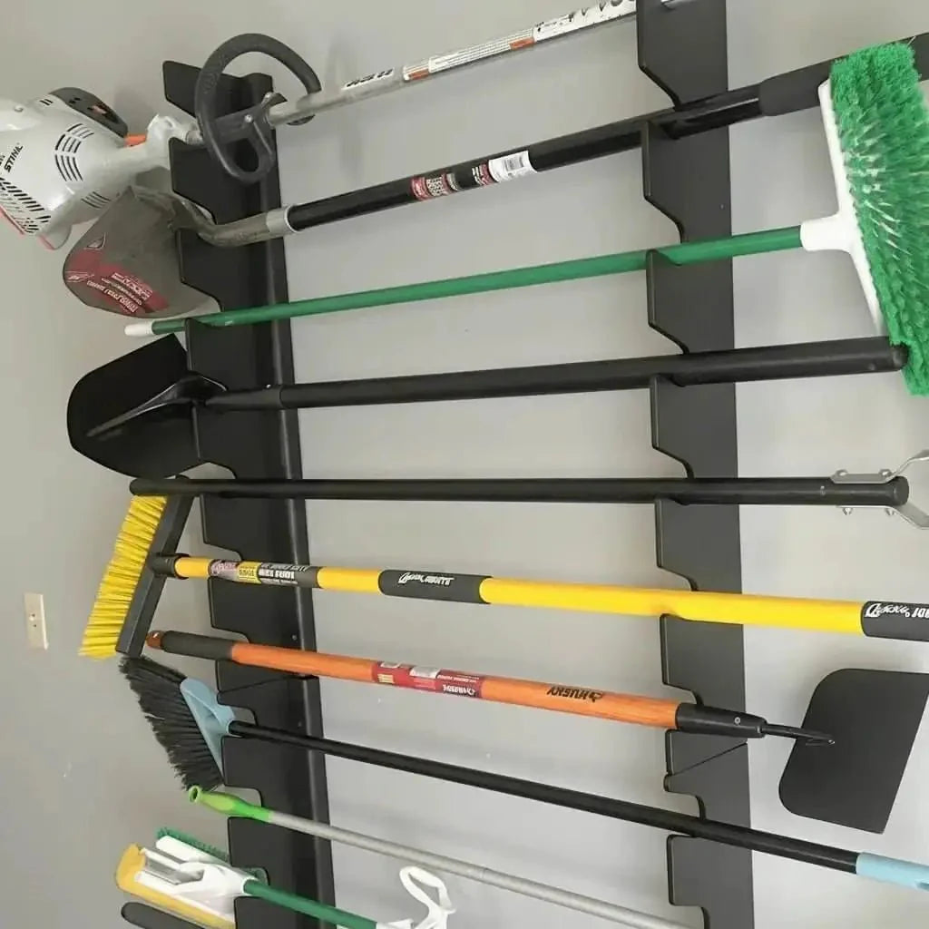 Wall-Mounted Garden Tool Rack - Garage