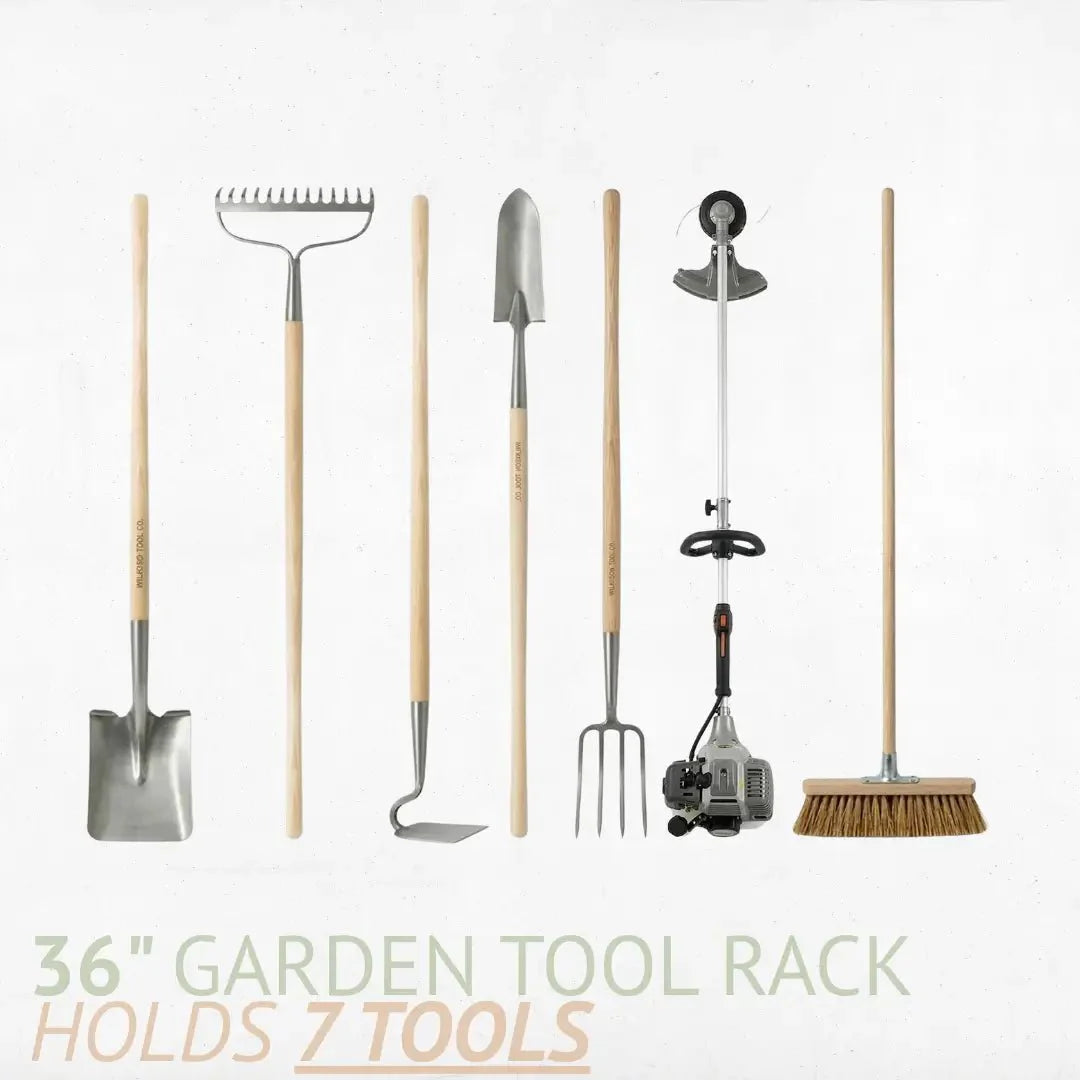 Wall-Mounted Garden Tool Rack - Garage