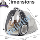🚀✨ Cat Bubble Backpack with Fan - Perfect for Your Furry Astronaut! 🐾🐱 Fits Cats & Small Puppies up to 12 lbs! 🌌💖